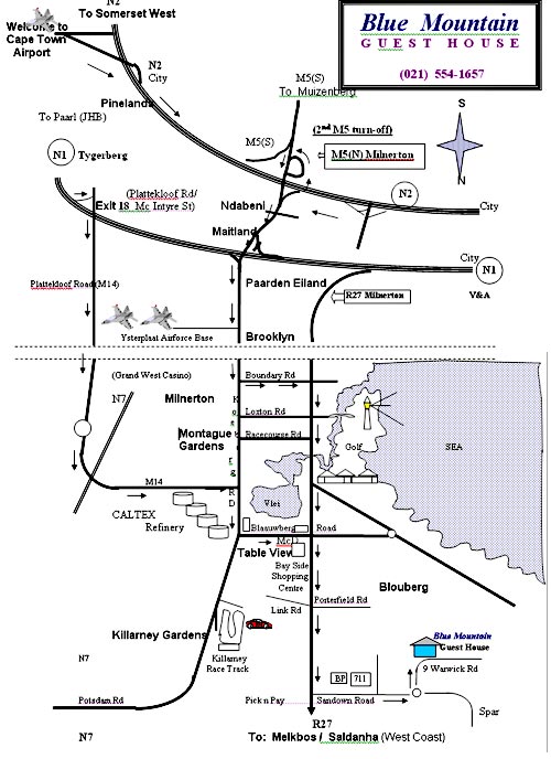 Directions to Blue Mountain
